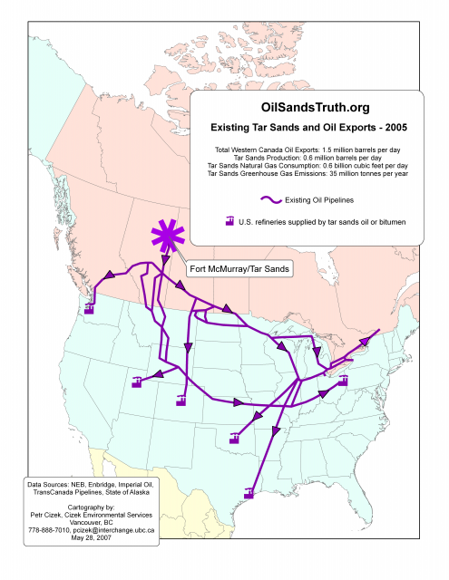 2005 Existing Pipelines